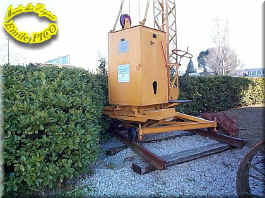 Grue potain, compartiment moteur